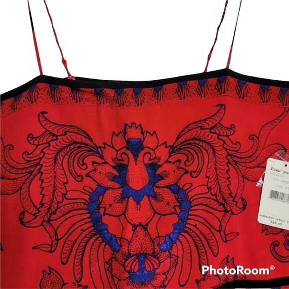 FREE PEOPLE Scarf Print Tank Size XSMALL - Picture 5 of 14